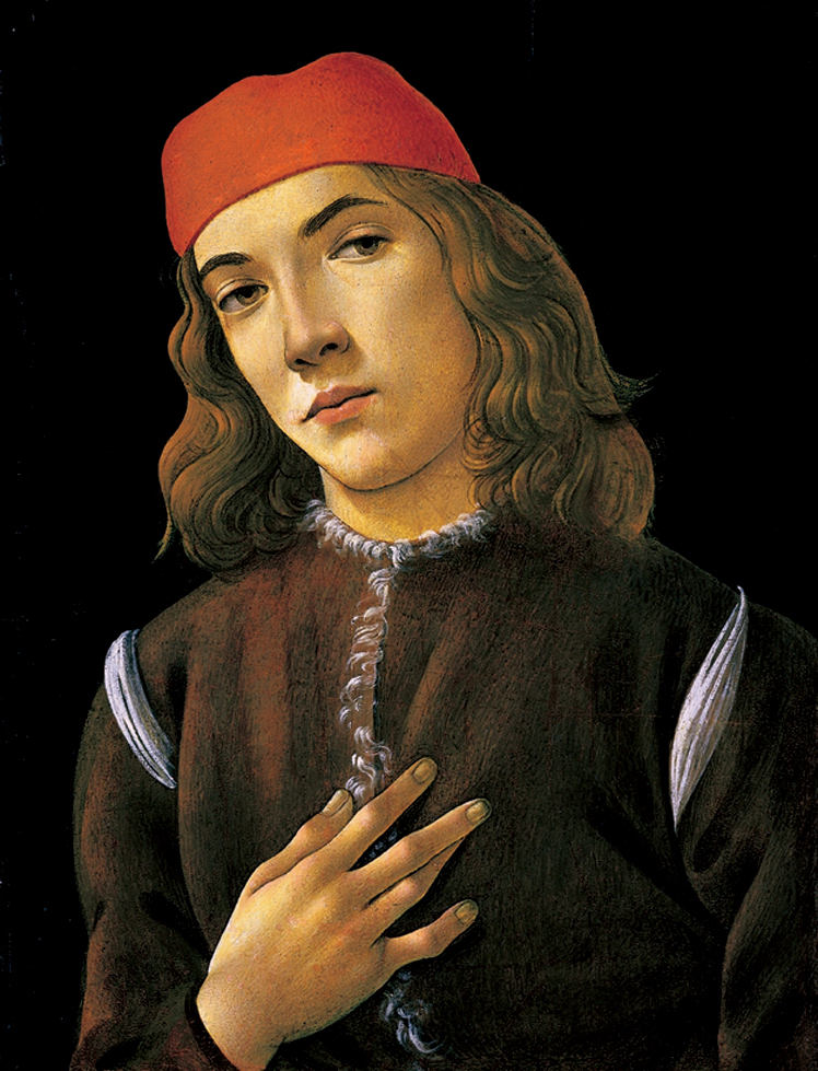  桑德罗·波提切利  Sandro Botticelli——青年肖像
